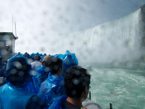 You will get wet on the Maid of the Mist