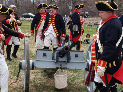 Hauling the cannon #2