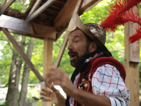 Miguel at the opening ceremony