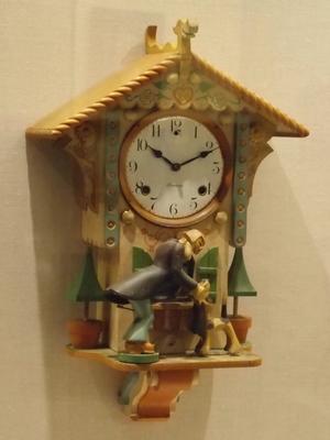 Man and dog clock