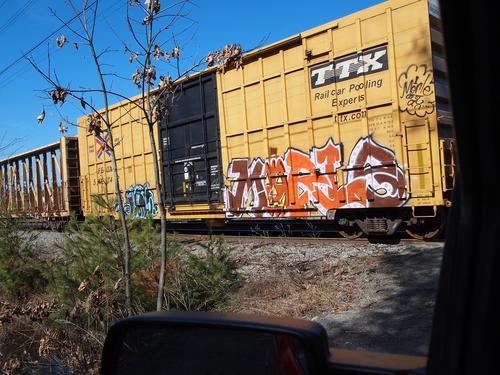 Waiting for the train