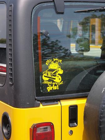 Silly boys, jeeps are for girls