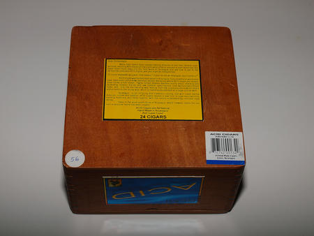 Bottom of Acid cigar box