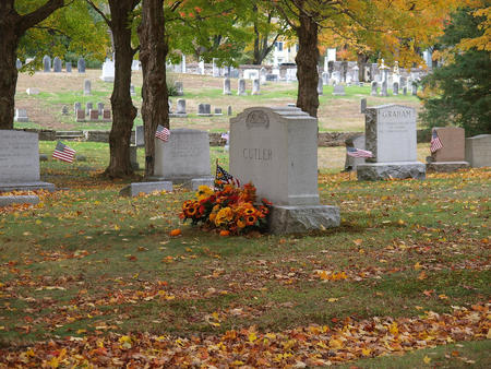 Andover cemetary in fall #2