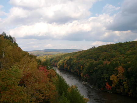 Connecticut river valley in fall #2
