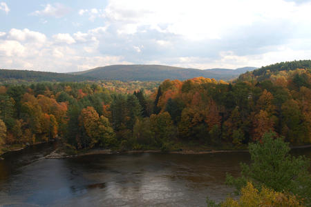 Connecticut river valley in fall #4