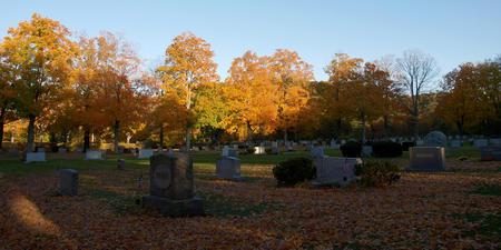 Andover cemetary in fall #12