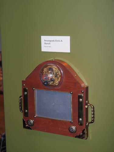 Steampunk etch-a-sketch