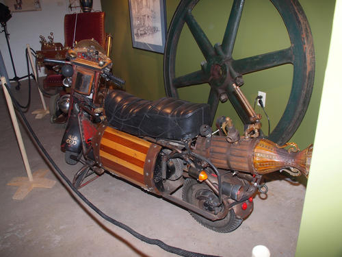 Steam powered motorcycle