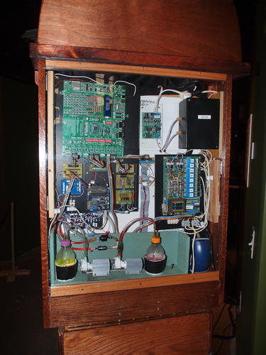 Back of the create life pinball game