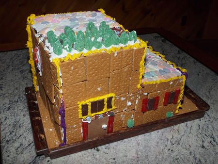 Liz, Gwen, and Krissy's edible house