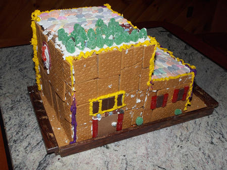 Liz, Gwen, and Krissy's edible house #4