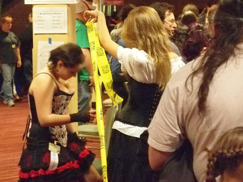 Holding a place in line