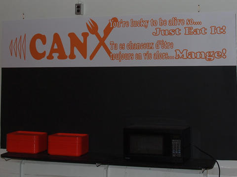 Cafeteria motativational display