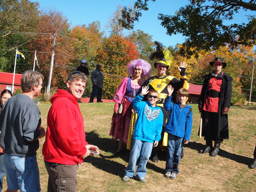 Wave to the photographer