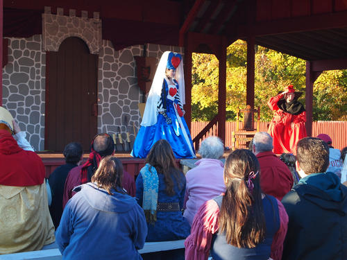 Queen of hearts at the final show