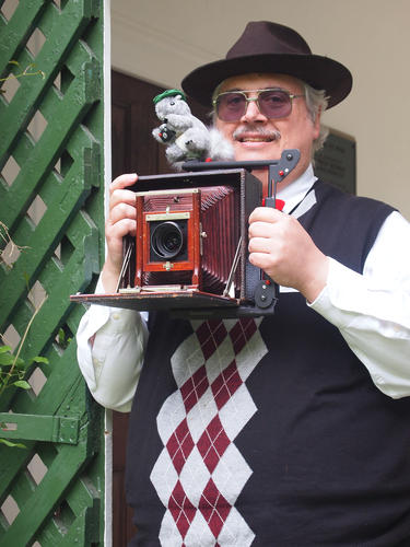 Picture of me as a 1930's news photographer