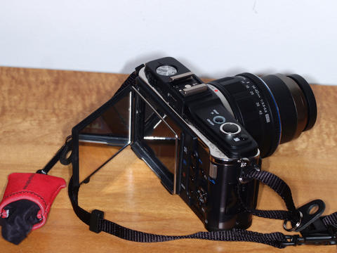 E-P2 with Flipbac (open vertically)