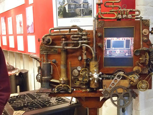 Steampunk monitor