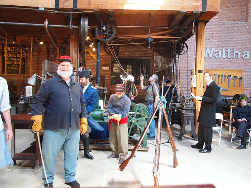 Higgens Armory demonstration