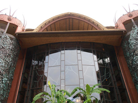 Large window at Animal Kingdom Lodge