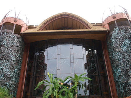 Large window at Animal Kingdom Lodge #3