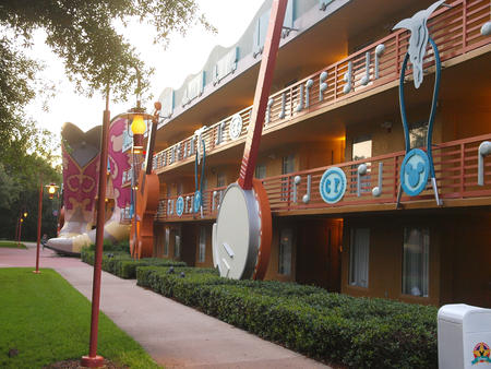 Country building at All Star Music