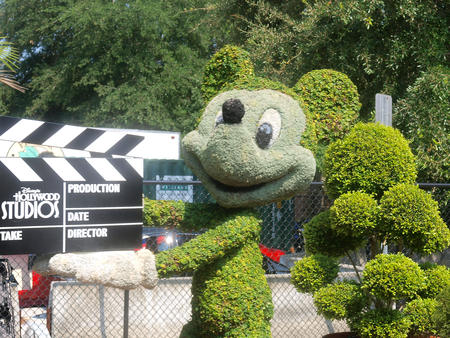 Mickey topiary