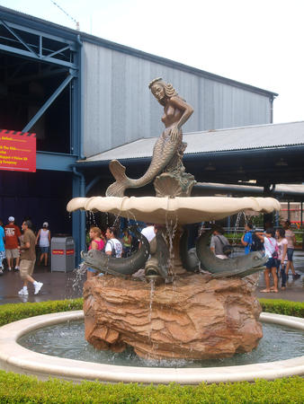 Little mermain fountain