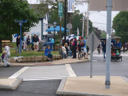 Waiting for the parade