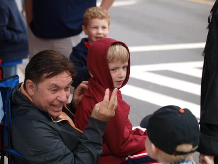 Waiting for the parade #3