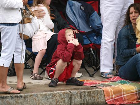 Waiting for the parade #4