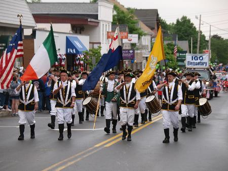 Revolutionary war re-enactors