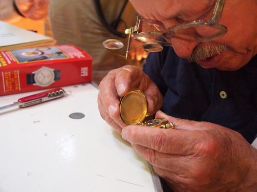 Inspecting my grandfather's watch #2