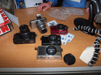 Olympus E-P3 and E-PL3's