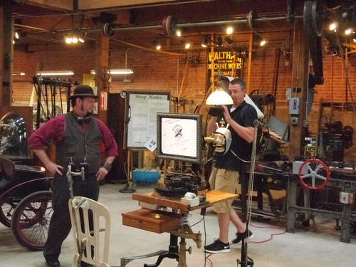 Filming the pitch video