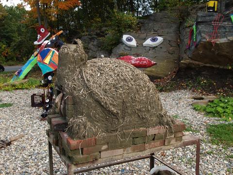 Sculpture in Turner's Falls
