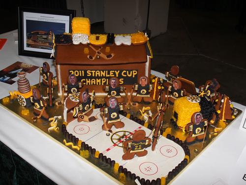 Boston Bruins gingerbread arena