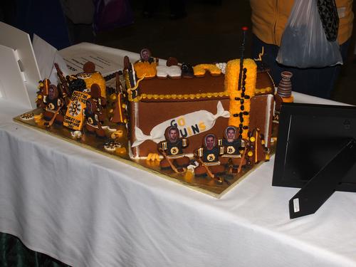 Boston Bruins gingerbread arena #5
