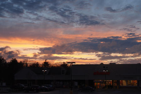 Sunset over Shaws
