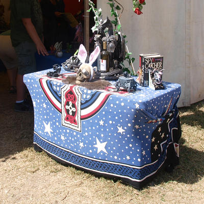 Skull with rabbit ears