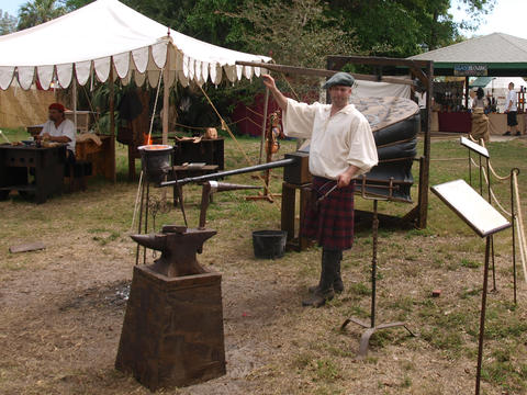 Blacksmith demonstration