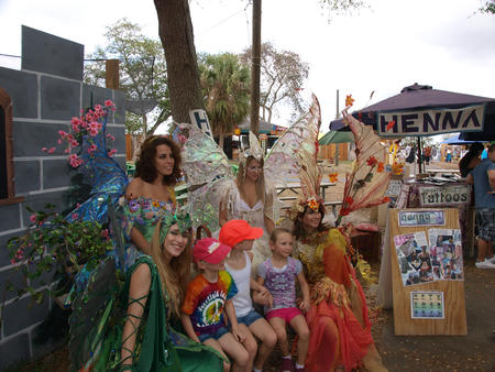 Spring, summer, fall, and winter fairies #2