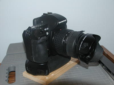 E-3 with HLD-4 and mounting base #2