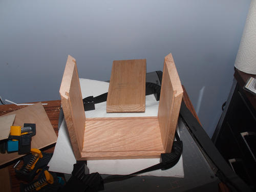 Gluing the bottom and 2 sides #2