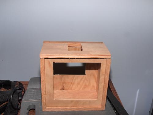 Front view with front, back, and top panels #2