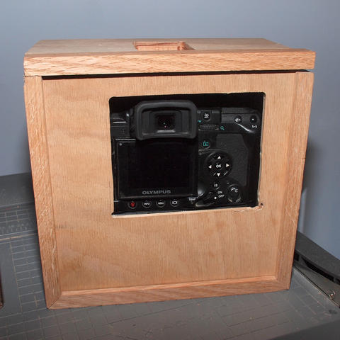 Rear view with E-3 inside