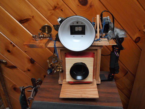 Front of the camera used at The Great New England Steampunk Exhibition