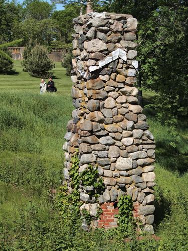 Stone chimney