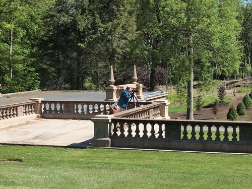 Photographer with tripod